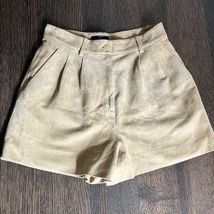 Nili Lotan‎ Suede Shorts 100% Lambskin